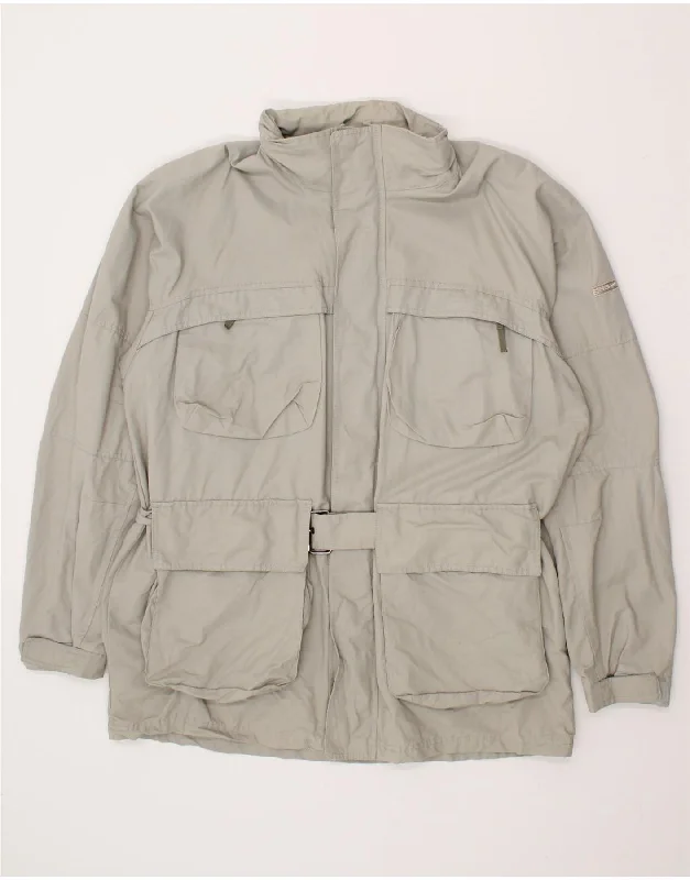 Men's Coats with Flannel LiningGAS Mens Utility Jacket UK 44 2XL Grey