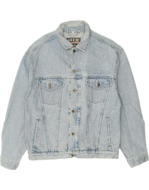Men's Coats for SnowshoeingH.I.S Mens Denim Jacket UK 42 XL Blue Cotton