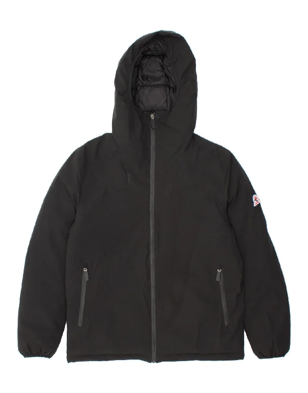 Men's Coats for Tall MenINVICTA Mens Hooded Padded Jacket UK 38 Medium Black Polyester Men's Coats for Tall MenINVICTA Mens Hooded Padded Jacket UK 38 Medium Black Polyester