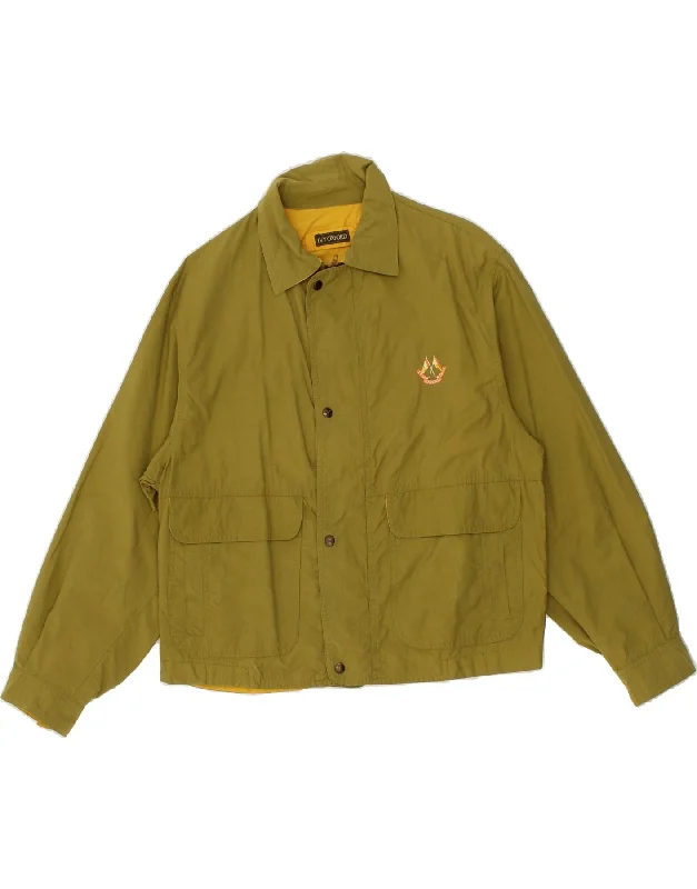 Men's Coats with Embroidered DetailsIVY OXFORD Mens Bomber Jacket UK 38 Medium Green
