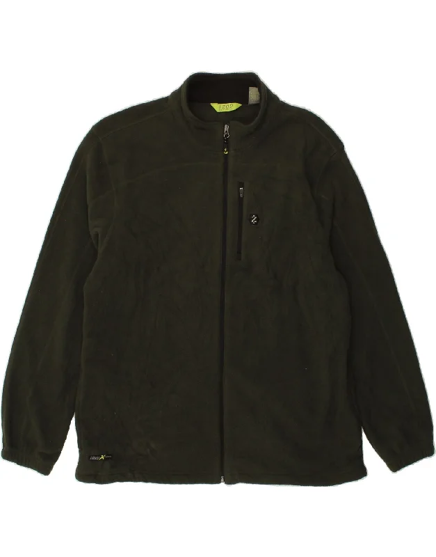 Best Men's Leather CoatsIZOD Mens Fleece Jacket UK 42 XL Green Polyester