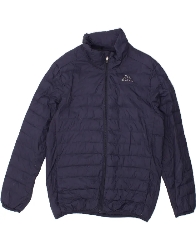 Men's Coats with Military InfluenceKAPPA Mens Padded Jacket UK 42 XL Navy Blue