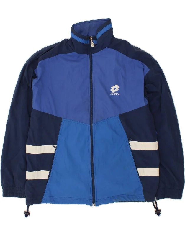 Men's Coats with LiningLOTTO Mens Graphic Rain Jacket UK 40 Large Navy Blue Colourblock Polyester Men's Coats with LiningLOTTO Mens Graphic Rain Jacket UK 40 Large Navy Blue Colourblock Polyester