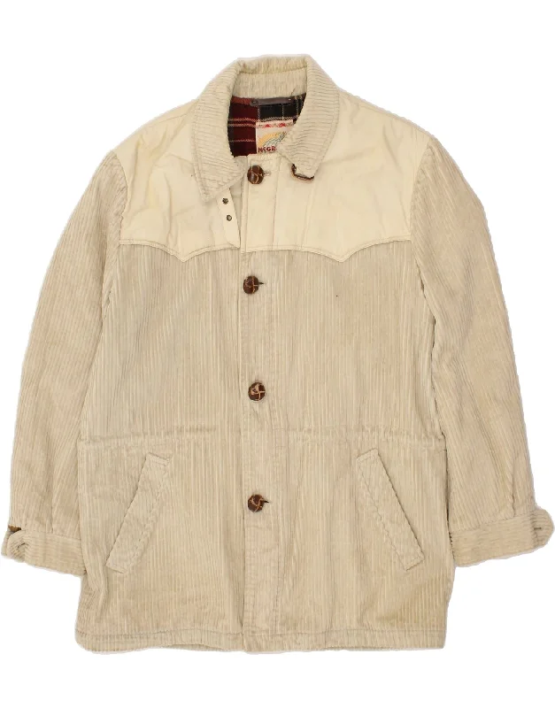 Functional Men's Ski JacketsMCGREGOR Mens Corduroy Jacket IT 50 Large Beige Colourblock Cotton Functional Men's Ski JacketsMCGREGOR Mens Corduroy Jacket IT 50 Large Beige Colourblock Cotton