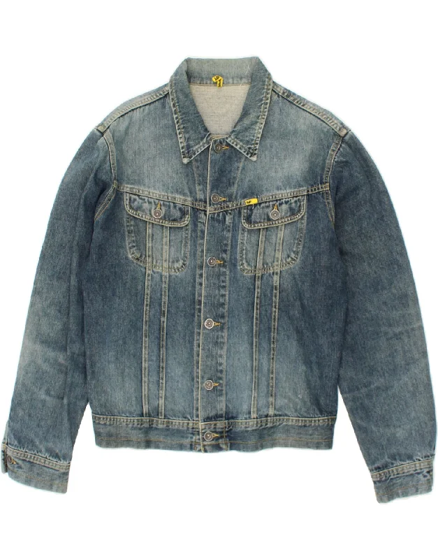 Lightweight Men's WindbreakersMELTIN' POT Mens Denim Jacket UK 44  2XL Blue Cotton