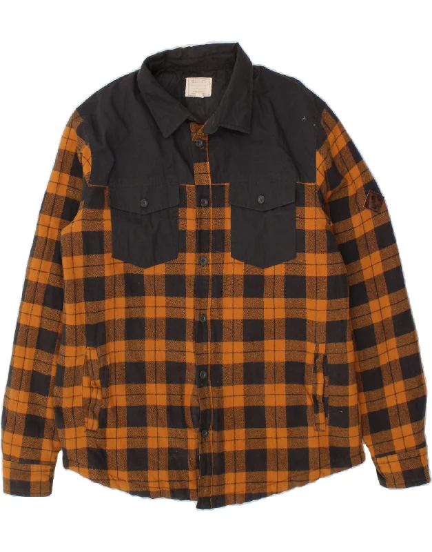 Unique Men's Flight JacketsMOUNTAIN WAREHOUSE Mens Bomber Jacket UK 40 Large Brown Check Cotton Unique Men's Flight JacketsMOUNTAIN WAREHOUSE Mens Bomber Jacket UK 40 Large Brown Check Cotton