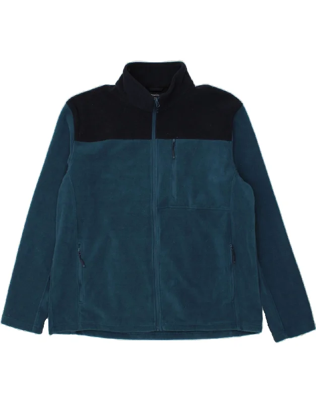 Men's Coats for SkiingMOUNTAIN WAREHOUSE Mens Fleece Jacket UK 46 3XL Navy Blue Colourblock Men's Coats for SkiingMOUNTAIN WAREHOUSE Mens Fleece Jacket UK 46 3XL Navy Blue Colourblock