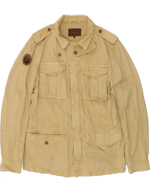 Weather-Resistant Men's CoatsMUSEUM Mens Military Jacket UK 42 XL Beige