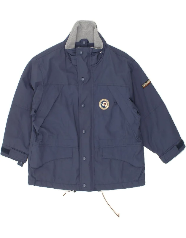 Waterproof Men's ParkasNAPAPIJRI Boys Windbreaker Jacket 9-10 Years Navy Blue Polyamide