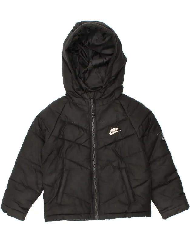 Affordable Men's Winter CoatsNIKE Baby Boys Hooded Padded Jacket 18-24 Months Black Polyester