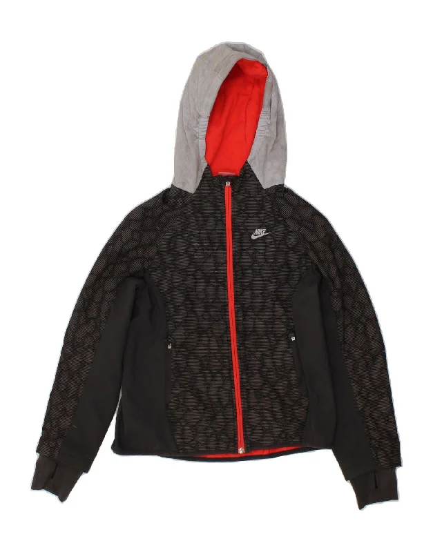 Men's Coats for WalkingNIKE Boys Hooded Windbreaker Jacket 10-11 Years Medium Black Colourblock Men's Coats for WalkingNIKE Boys Hooded Windbreaker Jacket 10-11 Years Medium Black Colourblock