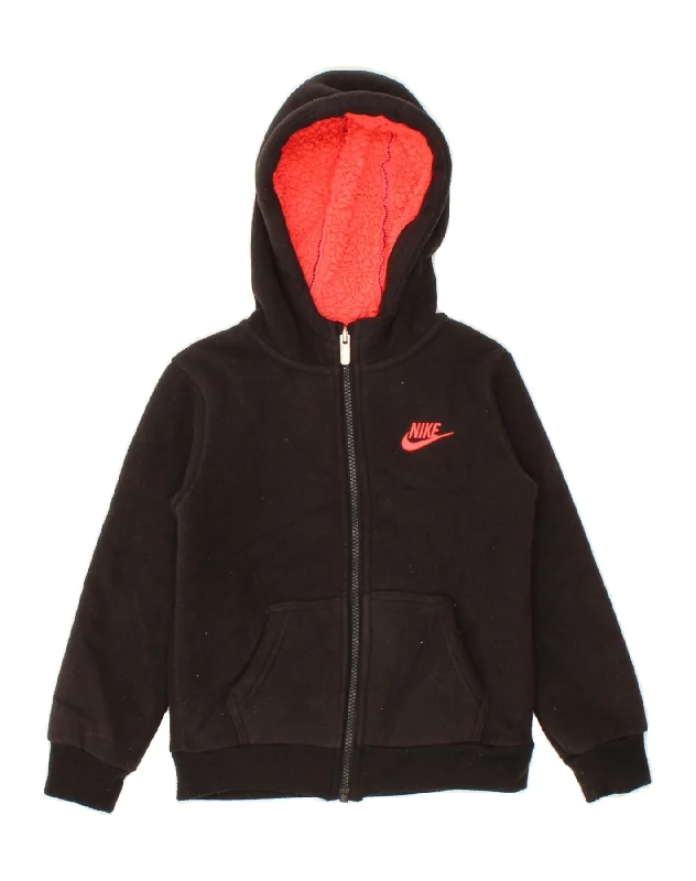 Essential Men's Puffer JacketsNIKE Girls Hooded Fleece Jacket 5-6 Years Medium Black Polyester