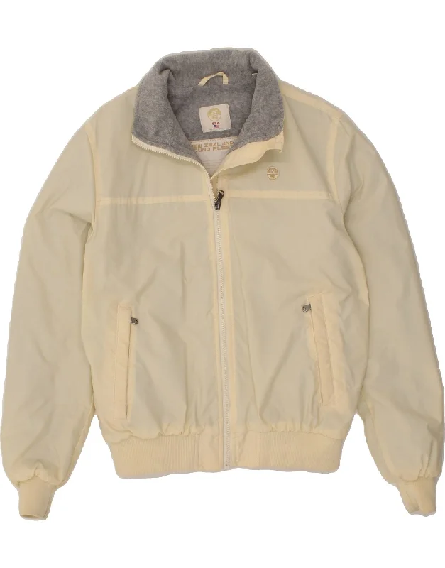 Men's Coats with Snap ButtonsNORTH SAILS Mens Bomber Jacket UK 36 Small Beige Polyamide Men's Coats with Snap ButtonsNORTH SAILS Mens Bomber Jacket UK 36 Small Beige Polyamide