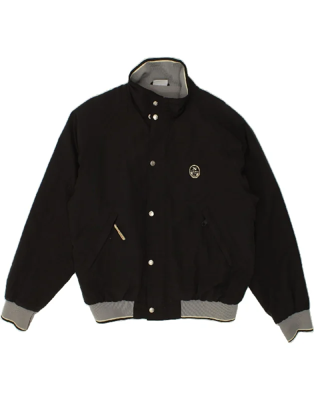 Men's Coats with Reflective StripesNORTH SAILS Mens Bomber Jacket UK 40 Large Black