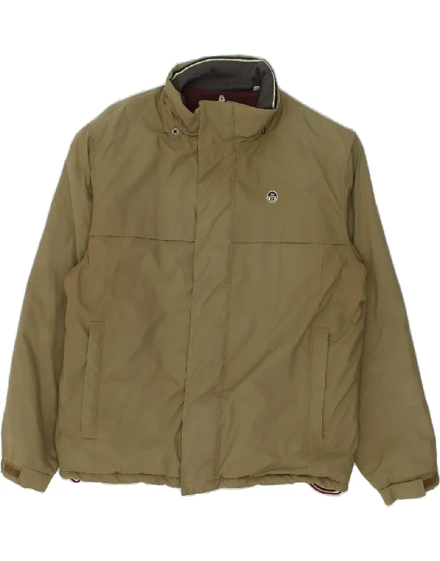 Men's Coats with Fur TrimNORTH SAILS Mens Windbreaker Jacket UK 40 Large Khaki