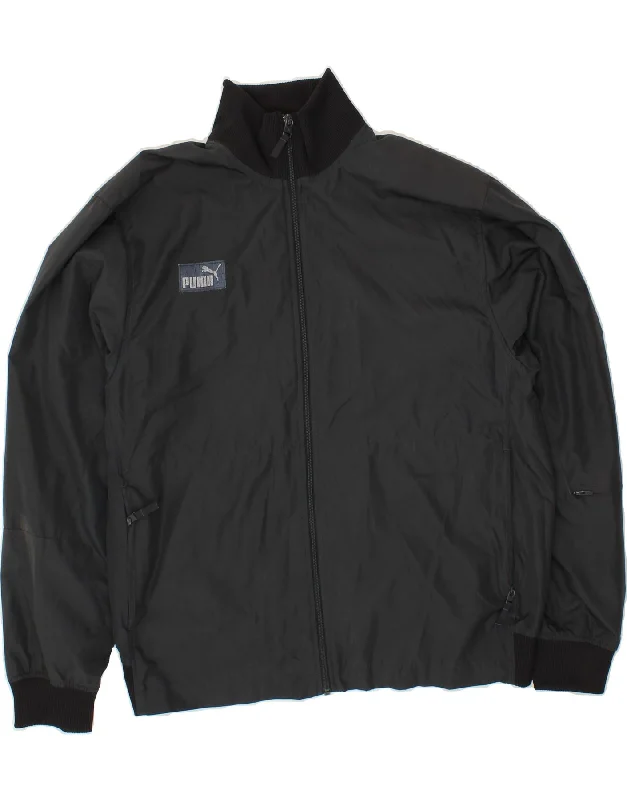 Men's Coats for Mild WeatherPUMA Mens Bomber Jacket UK 40 Large Grey Polyester