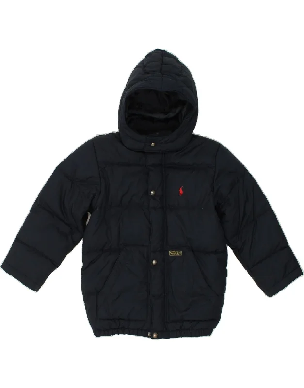 Men's Coats for Short MenRALPH LAUREN Boys Hooded Padded Jacket 5-6 Years Navy Blue Polyester Men's Coats for Short MenRALPH LAUREN Boys Hooded Padded Jacket 5-6 Years Navy Blue Polyester
