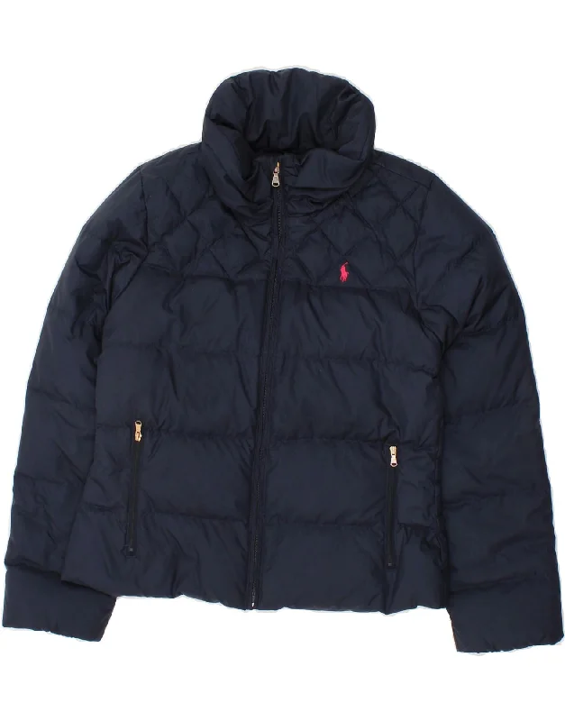 Men's Coats for Winter SportsRALPH LAUREN Girls Padded Jacket 15-16 Years XL Navy Blue Polyester Men's Coats for Winter SportsRALPH LAUREN Girls Padded Jacket 15-16 Years XL Navy Blue Polyester