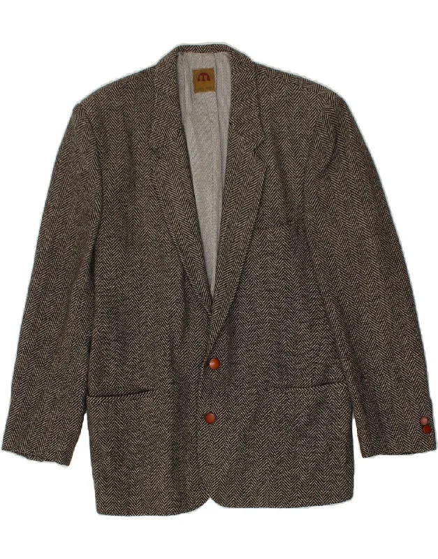 Men's Coats with Tactical FeaturesSTEFANEL Mens 2 Button Blazer Jacket UK 40 Large Grey Herringbone Men's Coats with Tactical FeaturesSTEFANEL Mens 2 Button Blazer Jacket UK 40 Large Grey Herringbone