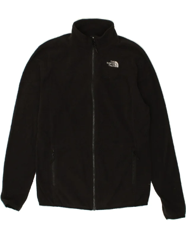 Men's Coats for SkiingTHE NORTH FACE Mens Fleece Jacket UK 36 Small Black Polyester
