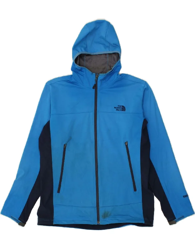 Men's Coats with Quick-Dry FabricTHE NORTH FACE Mens Hooded Windbreaker Jacket UK 40 Large Blue Colourblock Men's Coats with Quick-Dry FabricTHE NORTH FACE Mens Hooded Windbreaker Jacket UK 40 Large Blue Colourblock