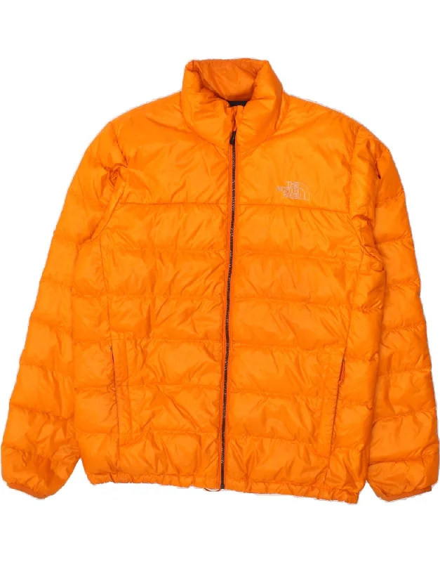 Men's Coats with Adjustable HemsTHE NORTH FACE Mens Padded Jacket UK 40 Large Orange Nylon Men's Coats with Adjustable HemsTHE NORTH FACE Mens Padded Jacket UK 40 Large Orange Nylon