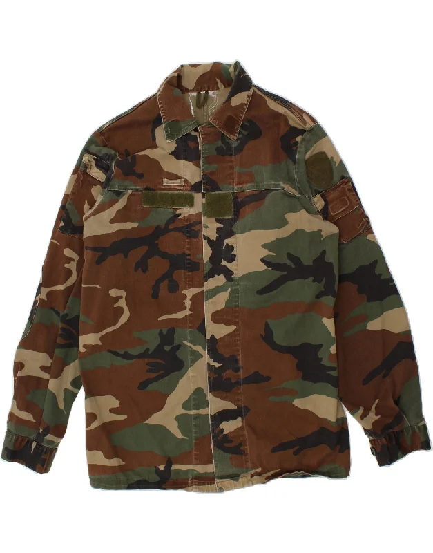 Men's Coats for Snowy WeatherVINTAGE Mens Military Jacket UK 40 Large Green Camouflage Army Men's Coats for Snowy WeatherVINTAGE Mens Military Jacket UK 40 Large Green Camouflage Army